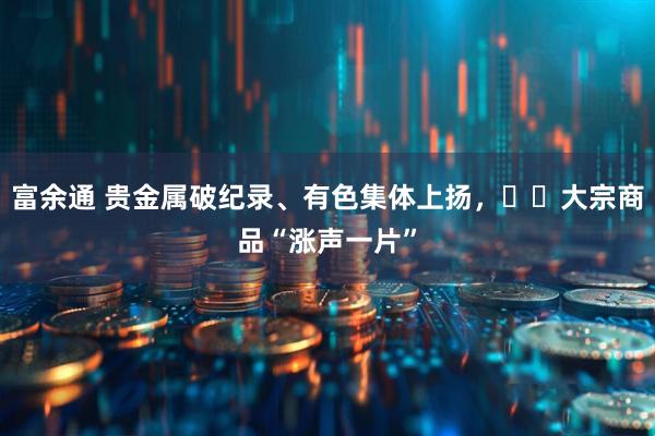 富余通 贵金属破纪录、有色集体上扬，​​大宗商品“涨声一片”