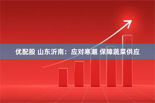优配股 山东沂南：应对寒潮 保障蔬菜供应