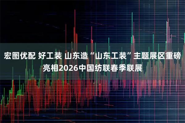 宏图优配 好工装 山东造“山东工装”主题展区重磅亮相2026中国纺联春季联展